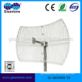 China Factory 2.4g 24dbi outdoor wifi Parabolic Grid Antenna with cheap price